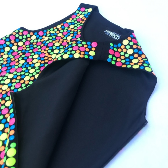 Jeremy Scott Neon dot Gogo Dress Mini - Picture 5 of 13